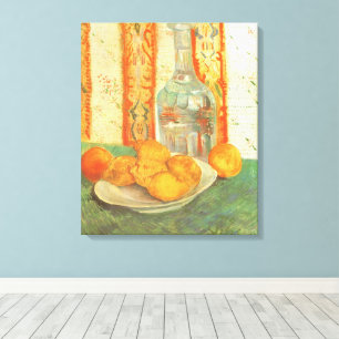 Vincent van Gogh - Decanter and Lemons on a Plate Canvas Print
