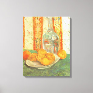 Vincent van Gogh - Decanter and Lemons on a Plate Canvas Print