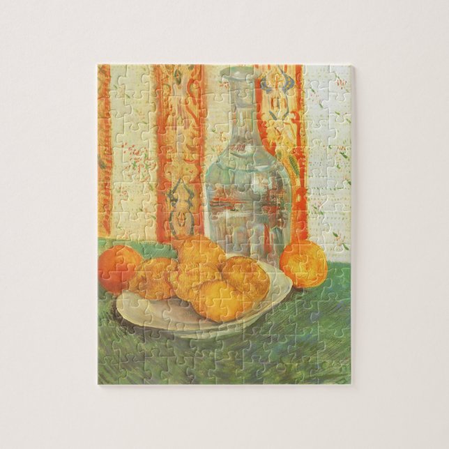 Vincent van Gogh - Decanter and Lemons on a Plate Jigsaw Puzzle (Vertical)