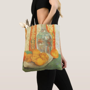 Vincent van Gogh - Decanter and Lemons on a Plate Tote Bag