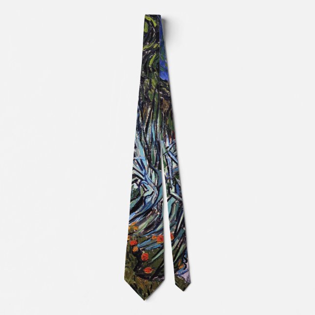 Vincent Van Gogh - Doctor Gachets Garden In Auvers Tie (Front)