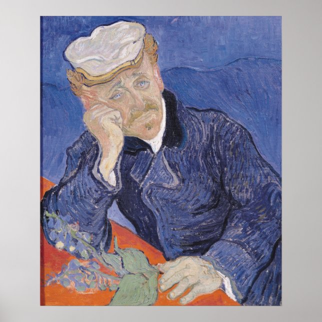 Vincent van Gogh | Dr. Paul Gachet, 1890 Poster (Front)