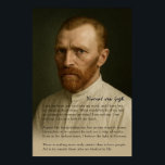 Vincent van Gogh – Emotional Tribute Poster<br><div class="desc">This exclusive portrait of Vincent van Gogh honours the raw humanity of one of history’s most misunderstood and celebrated artists. The testament beneath the image is not a quote, but a curated reflection drawn from Van Gogh’s own writings—his thoughts, struggles, and fierce dedication to art and love. Though plagued by...</div>
