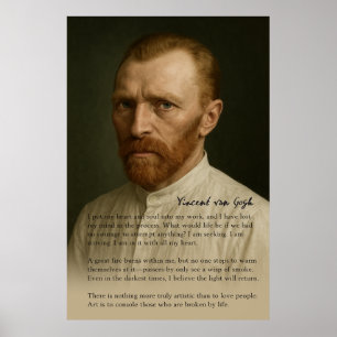 Vincent van Gogh – Emotional Tribute Poster