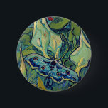 Vincent van Gogh Emperor Moth 2 Inch Round Button<br><div class="desc">Emperor Moth painted by Vincent van Gogh in 1889.</div>