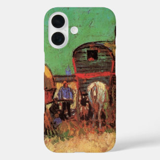 Vincent van Gogh - Encampment of Gypsies Caravans iPhone 16 Case