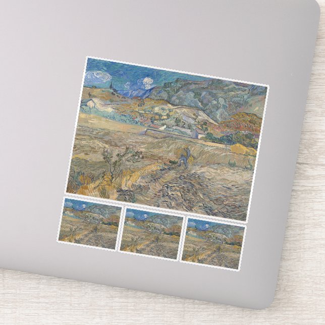 Vincent Van Gogh, Enclosed Field with Peasant (Detail)