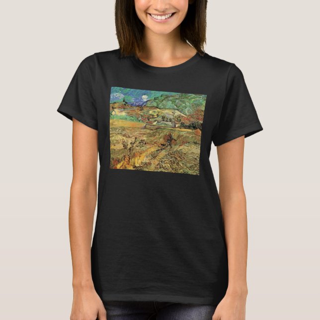 Vincent van Gogh - Enclosed Wheat Field w Peasant T-Shirt (Front)
