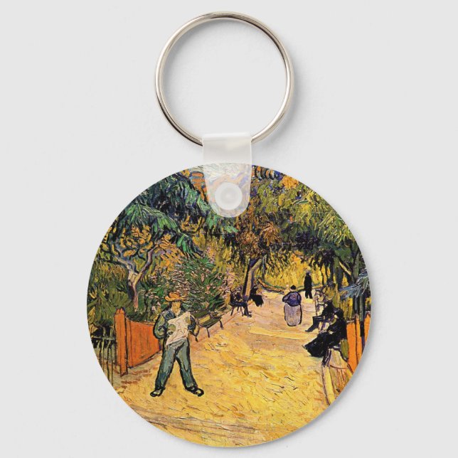 Vincent van Gogh - Entrance to Public Park, Arles Keychain (Front)