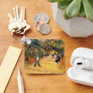 Vincent van Gogh - Entrance to Public Park, Arles Keychain