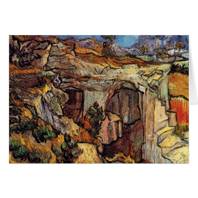 Vincent Van Gogh - Entrée D'Une Carrière (Devant horizontal)