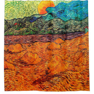 Vincent Van Gogh - Evening Landscape Rising Moon