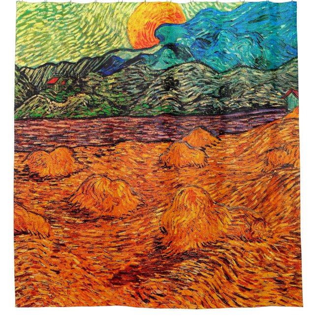 Vincent Van Gogh - Evening Landscape Rising Moon (Front)