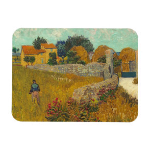 Vincent van Gogh   Farmhouse in Provence, 1888 Magnet