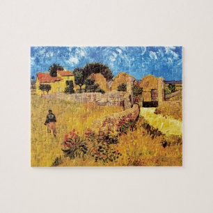 Vincent Van Gogh - Farmhouse In Provence Fine Art Jigsaw Puzzle