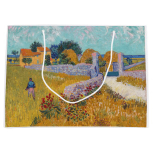 Vincent van Gogh - Farmhouse in Provence Large Gift Bag