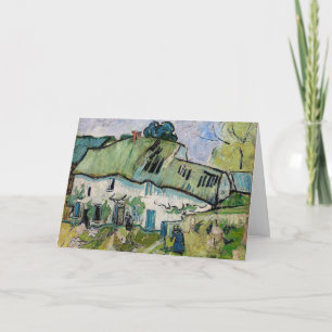 Vincent van Gogh - Farmhouse with Two Figures Card