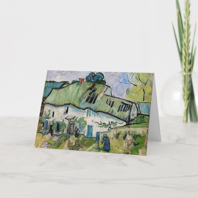 Vincent van Gogh - Farmhouse with Two Figures Card (Front)