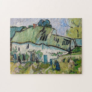 Vincent van Gogh - Farmhouse with Two Figures Jigsaw Puzzle