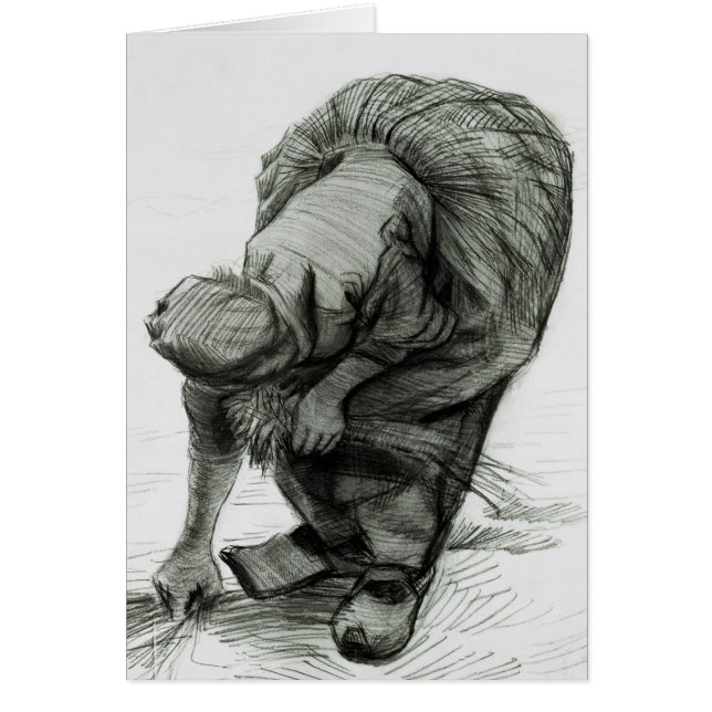 Vincent van Gogh | Femme paysanne Gleaning, 1885 (Devant)