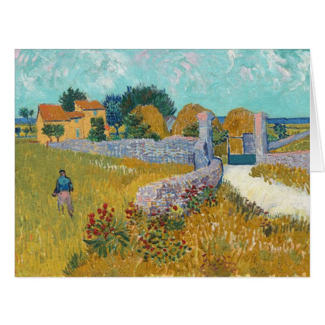 Vincent Van Gogh, Ferme en Provence (Devant horizontal)