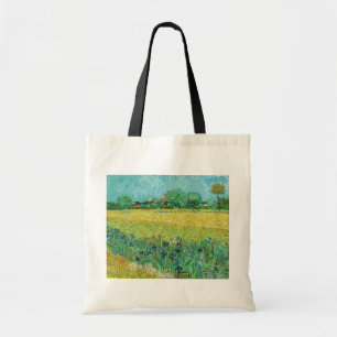 Vincent van Gogh - Field with Irises near Arles Tote Bag