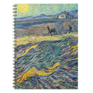 Vincent van Gogh - Field with plowing farmers Notebook