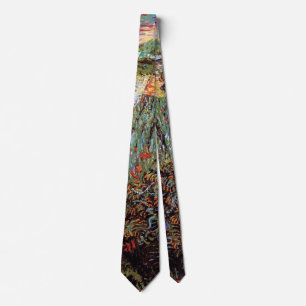Vincent Van Gogh - Field With Poppies Fine Art Tie