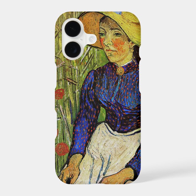 Vincent van Gogh - Fille paysanne en Casquette de  (Verso)