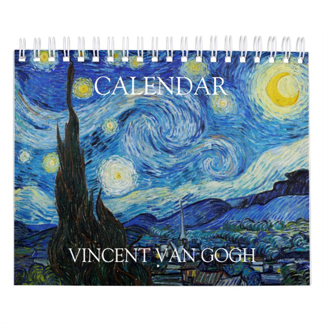VINCENT VAN GOGH FINE ART CALENDRIER (Protection)