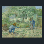 Vincent van Gogh - First Steps, after Millet Poster<br><div class="desc">First Steps,  after Millet by Vincent van Gogh,  1890. Oil on canvas.</div>