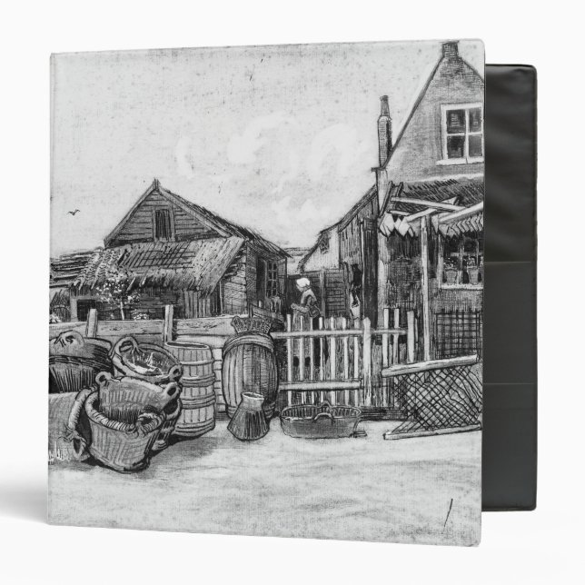 Vincent van Gogh | Fish drying barn, Scheveningen Binder (Front/Inside)