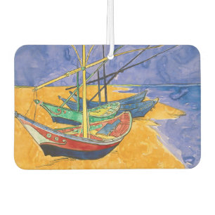 Vincent van Gogh - Fishing Boats on the Beach Air Freshener