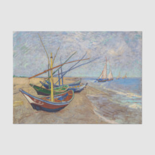 Vincent van Gogh - Fishing Boats on the Beach Tissue Paper