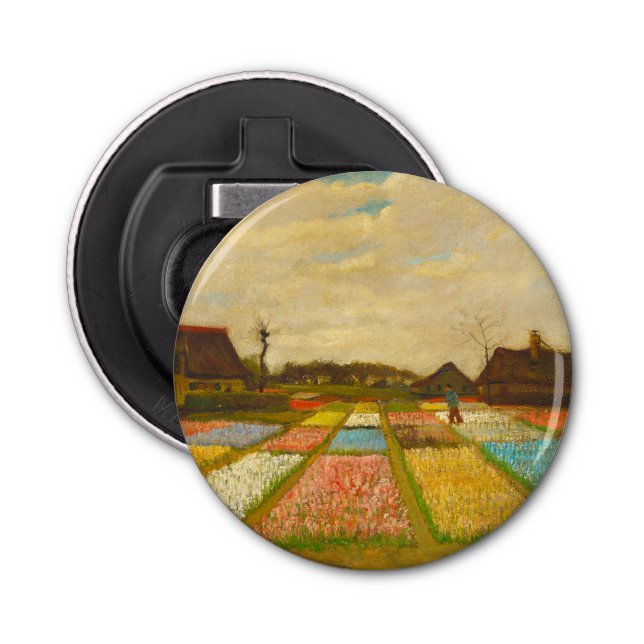 Vincent van Gogh Flower Beds in Holland Bottle Opener (Front)