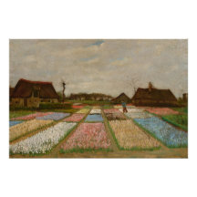 Vincent van Gogh Flower Beds in Holland, c. 1883