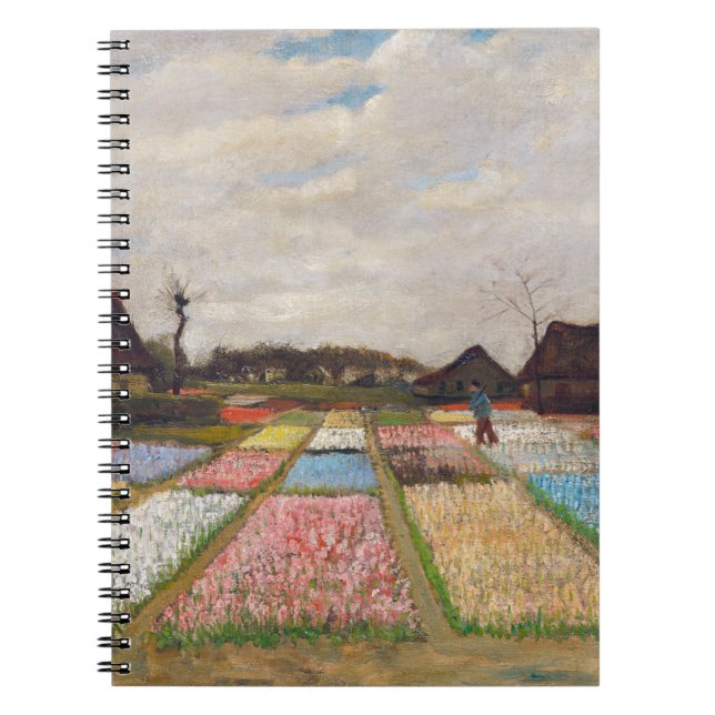 Vincent van Gogh - Flower Beds in Holland Notebook (Front)