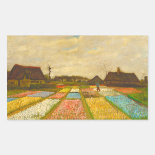Vincent van Gogh Flower Beds in Holland Sticker