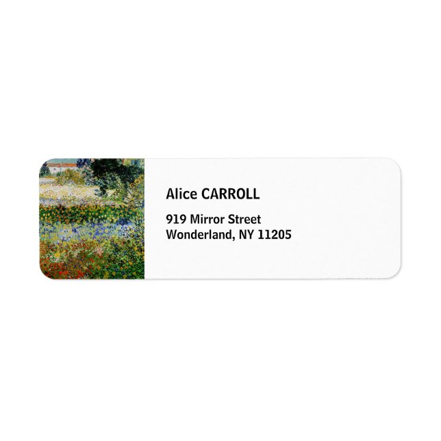 Vincent van Gogh - Flowering Garden (Front)