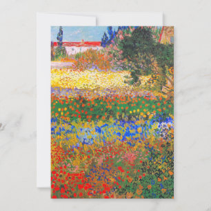 Vincent Van Gogh Flowering Garden Announcement