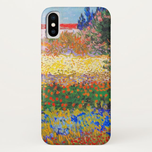 Vincent Van Gogh Flowering Garden Case-Mate iPhone Case (Back)