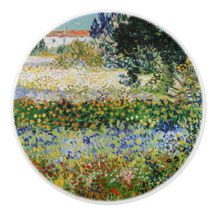 Vincent van Gogh - Flowering Garden Ceramic Knob