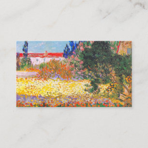 Vincent Van Gogh Flowering Garden Enclosure Card