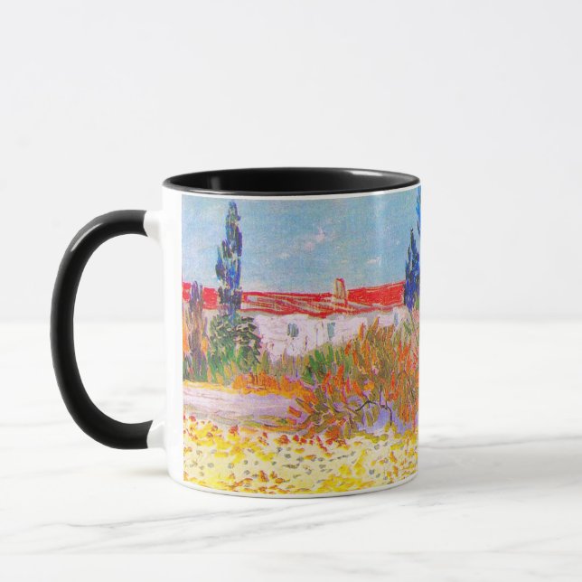 Vincent Van Gogh Flowering Garden Mug (Left)