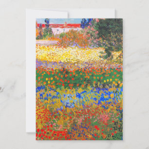 Vincent Van Gogh Flowering Garden Save The Date