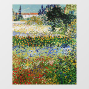 Vincent van Gogh - Flowering Garden Window Cling