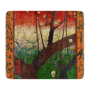 Vincent van Gogh - Flowering Plum Orchard Cutting Board