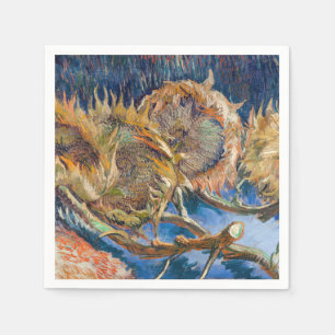 Vincent van Gogh - Four Cut Sunflowers Napkin