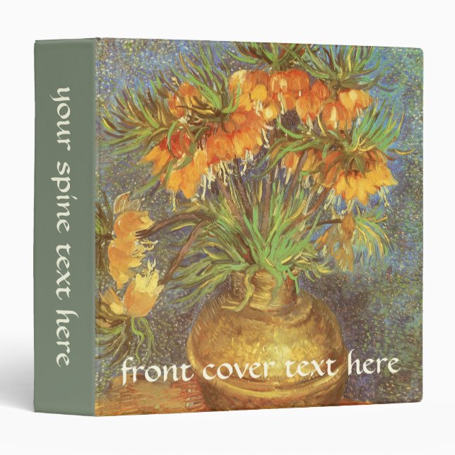 Vincent van Gogh - Fritillaries in a Copper Vase Binder (Front/Spine)