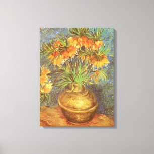 Vincent van Gogh - Fritillaries in a Copper Vase Canvas Print